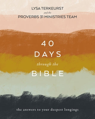 40 Days Through the Bible: The Answers to Your Deepest Longings by TerKeurst, Lysa