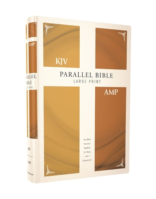 KJV, Amplified, Parallel Bible, Large Print, Hardcover, Red Letter Edition: Two Bible Versions Together for Study and Comparison by Zondervan