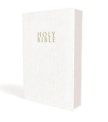 Niv, Gift and Award Bible, Leather-Look, White, Red Letter Edition, Comfort Print by Zondervan