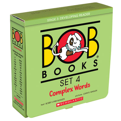 Bob Books - Complex Words Box Set Phonics, Ages 4 and Up, Kindergarten, First Grade (Stage 3: Developing Reader) by Maslen, Bobby Lynn