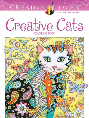 Creative Haven Creative Cats Coloring Book by Sarnat, Marjorie