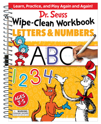 Dr. Seuss Wipe-Clean Workbook: Letters and Numbers: Activity Workbook for Ages 3-5 by Dr Seuss