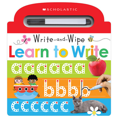 Learn to Write: Scholastic Early Learners (Write and Wipe) by Scholastic
