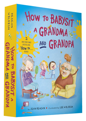 How to Babysit a Grandma and Grandpa Board Book Boxed Set by Reagan, Jean