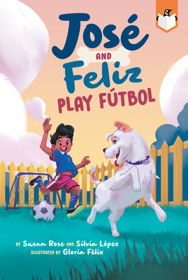 José and Feliz Play Fútbol by Rose, Susan