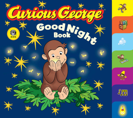 Curious George Good Night Book Tabbed Board Book by Rey, H. A.