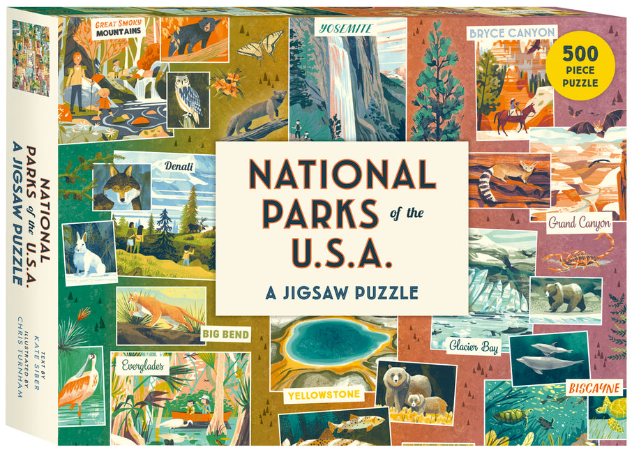 National Parks of the USA a Jigsaw Puzzle: 500 Piece Puzzle by Siber, Kate