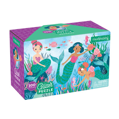 Mermaids Glitter Puzzle by Jones, Rebecca