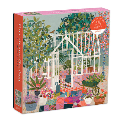 Greenhouse Gardens 500 Piece Puzzle by Galison