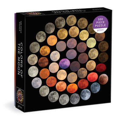 Colors of the Moon 500 Piece Puzzle by Galison Mudpuppy