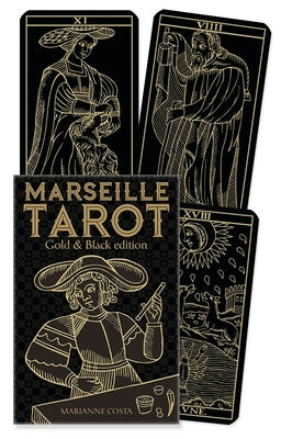 Marseille Tarot: Gold and Black Edition by Costa, Marianne