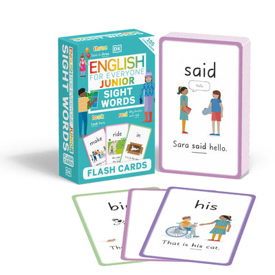 English for Everyone Junior Sight Words Flash Cards by Dk