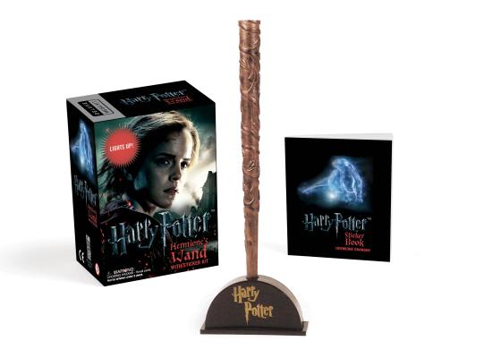 Harry Potter Hermione's Wand with Sticker Kit: Lights Up! by Running Press