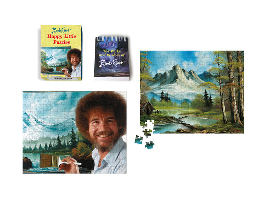 Bob Ross: Happy Little Puzzles by Ross, Bob