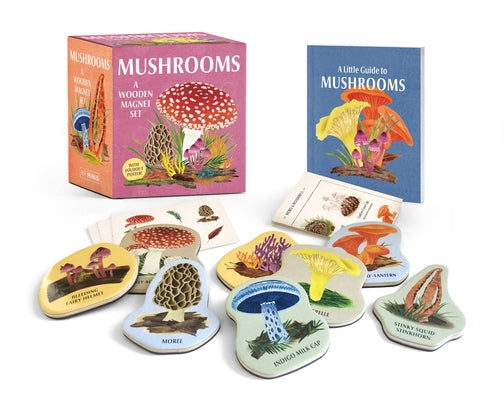Mushrooms: A Wooden Magnet Set by Madden, Meg