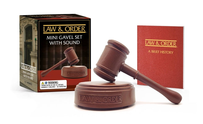 Law & Order: Mini Gavel Set with Sound by Carter, Chip