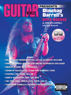 Guitar World Presents Dimebag Darrell's Riffer Madness: Book & Online Audio by Darrell, Dimebag