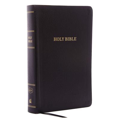 KJV, Reference Bible, Personal Size Giant Print, Bonded Leather, Black, Red Letter Edition by Thomas Nelson