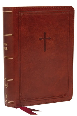 Nkjv, Reference Bible, Compact, Leathersoft, Brown, Red Letter Edition, Comfort Print: Holy Bible, New King James Version by Thomas Nelson