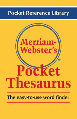 Merriam-Webster's Pocket Thesaurus by Merriam-Webster Inc