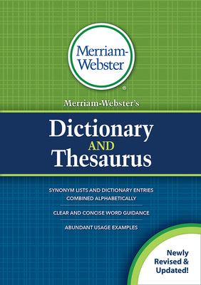 Merriam-Webster's Dictionary and Thesaurus by Merriam-Webster Inc