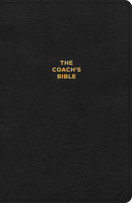 CSB Coach's Bible, Black Leathertouch: Devotional Bible for Coaches by Fellowship of Christian Athletes