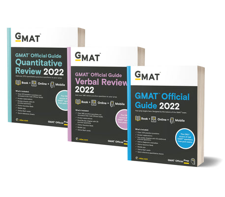 GMAT Official Guide 2022 Bundle: Books + Online Question Bank by Gmac (Graduate Management Admission Coun