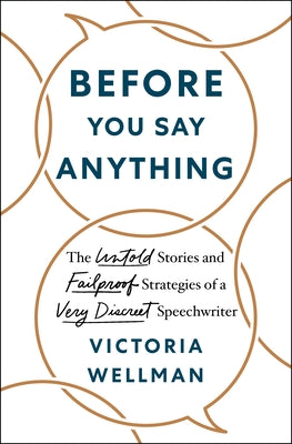 Before You Say Anything: The Untold Stories and Failproof Strategies of a Very Discreet Speechwriter by Wellman, Victoria