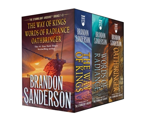 Stormlight Archive MM Boxed Set I, Books 1-3: The Way of Kings, Words of Radiance, Oathbringer by Sanderson, Brandon