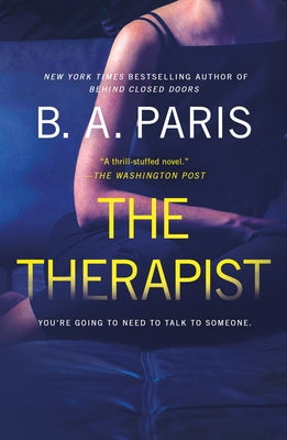 The Therapist by Paris, B. A.