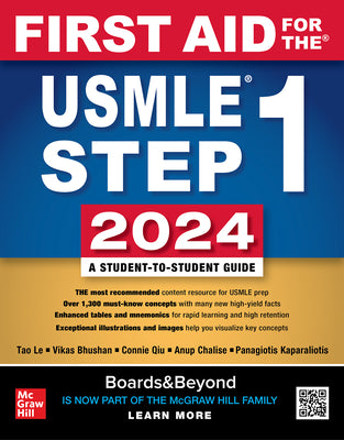 First Aid for the USMLE Step 1 2024 by Le, Tao