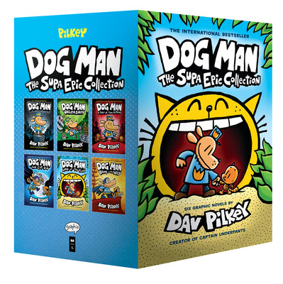 Dog Man: The Supa Epic Collection: From the Creator of Captain Underpants (Dog Man #1-6 Box Set) by Pilkey, Dav