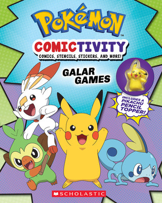 Pokémon Comictivity: Galar Games: Activity Book with Comics, Stencils, Stickers, and More! by Scholastic