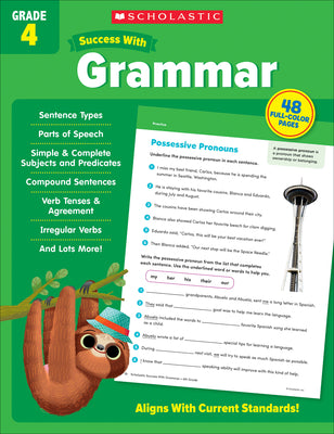 Scholastic Success with Grammar Grade 4 by Scholastic Teaching Resources