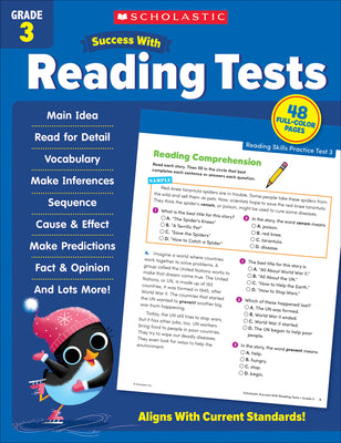 Scholastic Success with Reading Tests Grade 3 by Scholastic Teaching Resources