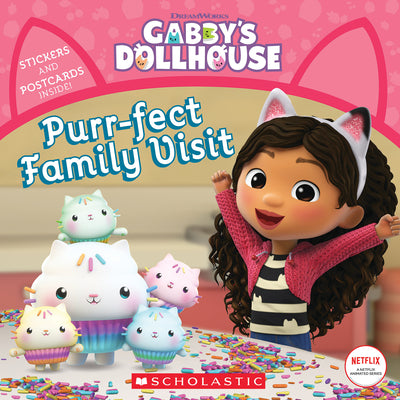 Purr-Fect Family Visit (Gabby's Dollhouse Storybook) by Bobowicz, Pamela