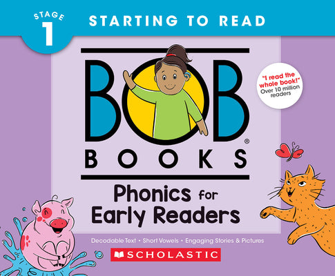 Bob Books - Phonics for Early Readers Hardcover Bind-Up Phonics, Ages 4 and Up, Kindergarten (Stage 1: Starting to Read) by Charlesworth, Liza