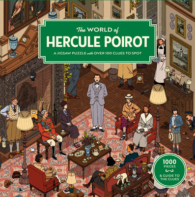 The World of Hercule Poirot 1000 Piece Puzzle: A 1000-Piece Jigsaw Puzzle by Agatha Christie Ltd