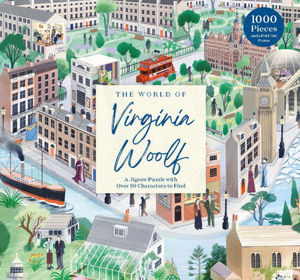 The the World of Virginia Woolf 1000 Piece Puzzle: A Jigsaw Puzzle by Oliver, Sophie