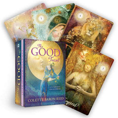 The Good Tarot: A 78-Card Modern Tarot Deck with the Four Elements - Air, Water, Earth, and Fire for Suits Inspirational Tarot Cards w by Baron-Reid, Colette