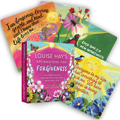 Louise Hay's Affirmations for Forgiveness: A 12-Card Deck to Release Your Past and Move Into Love by Hay, Louise