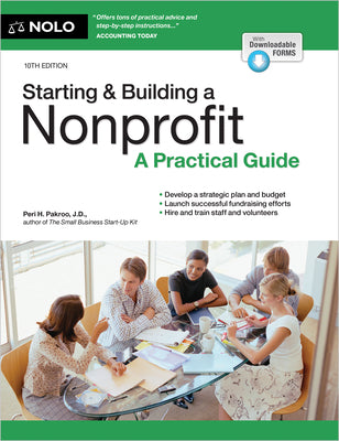 Starting & Building a Nonprofit: A Practical Guide by Pakroo, Peri
