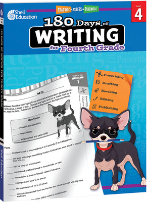180 Days of Writing for Fourth Grade: Practice, Assess, Diagnose by Kemp, Kristin