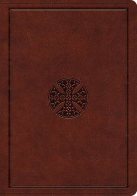ESV Journaling Bible, Interleaved Edition (Trutone, Mahogany, Mosaic Cross Design) by
