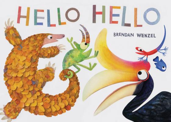 Hello Hello (Books for Preschool and Kindergarten, Poetry Books for Kids) by Wenzel, Brendan