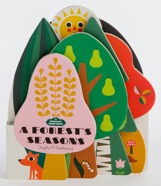 Bookscape Board Books: A Forest's Seasons: (Colorful Children's Shaped Board Book, Forest Landscape Toddler Book) by Arrhenius, Ingela P.