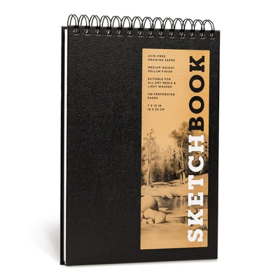 Sketchbook (Basic Medium Spiral FlipTop Landscape Black) by Union Square & Co