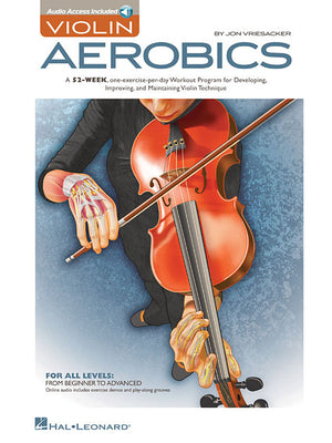 Violin Aerobics Book/Online Audio by Vriesacker, Jon