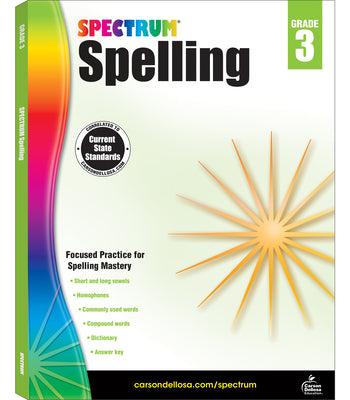 Spectrum Spelling, Grade 3 by Spectrum