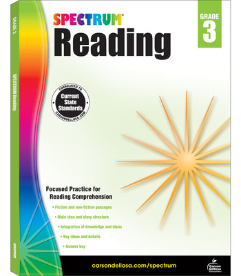 Spectrum Reading Workbook, Grade 3 by Spectrum